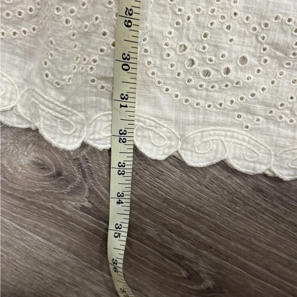 Free People Serenity V-Neck Eyelet Mini Dress - Picture 7 of 9